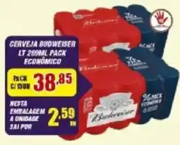 Violeta Supermercados Cerveja budweiser oferta