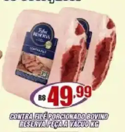 Violeta Supermercados Contrafile porcionado bovino reserva peça a vacuo oferta