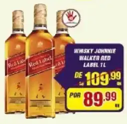 Violeta Supermercados whisky johnnie walker red label 1l oferta