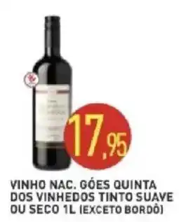 Calvo Atacadista vinho nac. gôes quinta dos vinhedos tinto suave ou seco oferta