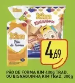 Calvo Atacadista Pão de forma kim trad. ou bisnaguinha kim trad. oferta