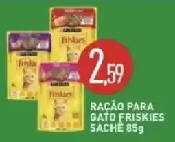 Calvo Atacadista Ração para gato friskies oferta