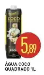 Calvo Atacadista Água coco quadrado oferta