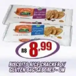 Violeta Supermercados Biscoito rice cracker s/ gluten 84g sabores oferta