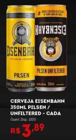 Bistek Supermercados Cerveja eisenbahn pilsen / unfiltered oferta