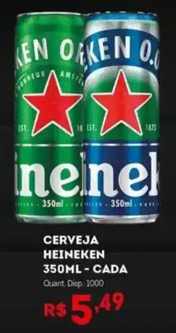 Bistek Supermercados Cerveja heineken oferta
