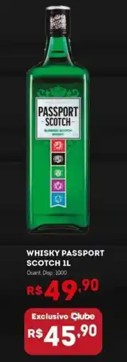 Bistek Supermercados Whisky passport scotch 1l oferta