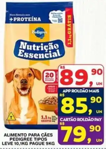 Alimento para cães pedigree tipos