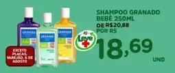 Araújo Supermercados Shampoo granado bebê oferta