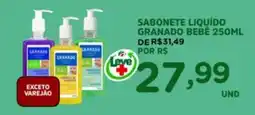 Araújo Supermercados Sabonete líquido granado bebê oferta