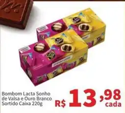 Macromix Atacado Bombom lacta sonho de valsa e ouro branco sortido oferta