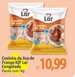 Lar - coxinha da asa de frango iqf congelada