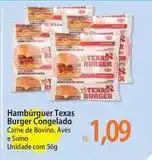 Atacadão Texas - hambúrguer burger congelado oferta