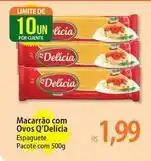 Atacadão Q delicia - macarrão com ovos oferta