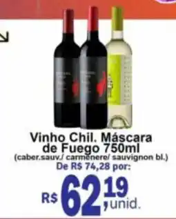 Cocipa vinho chil. máscara de fogo oferta