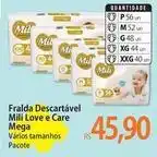 Atacadão Mili - fralda descartável love e care mega oferta