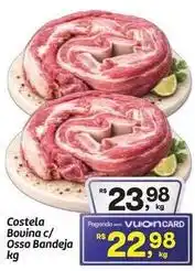 Fort Atacadista Bovina - costela bovina c/osso bandeja oferta