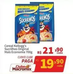 Macromix Atacado Cereal Kellogg's Sucrilhos Original Mais Economia oferta