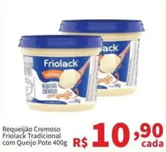 Macromix Atacado Requeijão cremoso friolack tradicional com queijo oferta