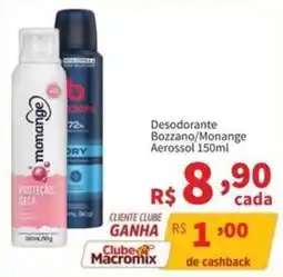 Macromix Atacado Desodorante Bozzano/Monange oferta
