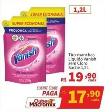 Macromix Atacado Tira-manchas liquido vanish sem cloro oferta