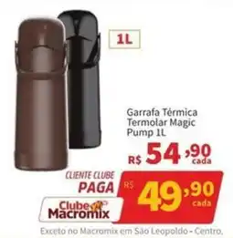Macromix Atacado Garrafa Térmica Termolar Magic Pump oferta