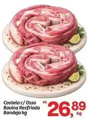 Fort Atacadista Bovina - costela c/osso bouina resfriada bandeja oferta