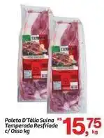 Fort Atacadista Rs - paleta d'tálio suína temperada resfriada c/osso oferta