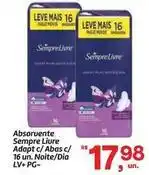 Fort Atacadista Sempre livre - absorvente adapt c/ abas c/ 16 un. noite/dia lv+ pg oferta