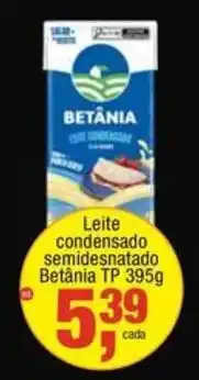 Frangolândia Leite condensado semidesnatado Betânia TP oferta
