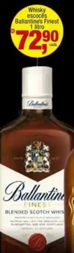 Frangolândia Whisky escocês Ballantine's Finest oferta