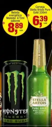 Frangolândia Bebida energética Monster sabor oferta