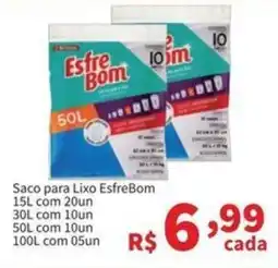 Macromix Atacado Saco para Lixo EsfreBom oferta