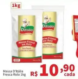 Macromix Atacado Massa d'italia fresca rolo oferta