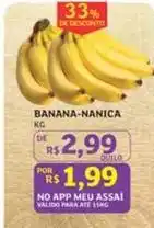 Assaí Atacadista De - banana-nanica oferta