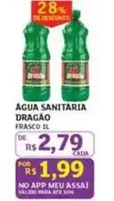 Assaí Atacadista Dragão - agua sanitaria oferta
