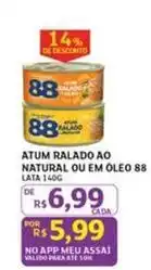 88 - atum ralado ao natural ou em oleo