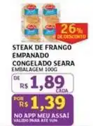 Assaí Atacadista Seara - steak de frango empanado congelado oferta