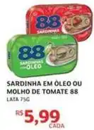 Assaí Atacadista 88 - sardinha em óleo ou molho de tomate oferta