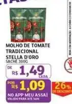 Assaí Atacadista Stella d'oro - molho de tomate tradicional oferta