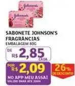 Assaí Atacadista Johnson's - sabonete fragrâncias oferta