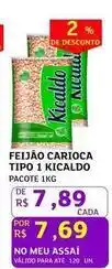 Assaí Atacadista De - feijão carioca tipo 1 oferta