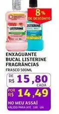 Assaí Atacadista Listerine - enxaguante bucal fragrâncias oferta