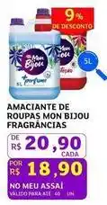Assaí Atacadista Mon bijou - amaciante de roupas fragrâncias oferta