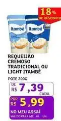 Assaí Atacadista Itambé - requeijão cremoso tradicional ou light oferta