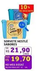 Assaí Atacadista Sabores - sorvete sabores oferta