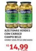Assaí Atacadista Campo belo - azeitonas verdes com caroço oferta