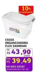 Assaí Atacadista Sanremo - caixa organizadora oferta