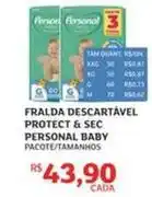 Assaí Atacadista Personal baby - fralda descartável protect & sec oferta