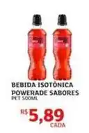 Powerade - bebida isotônica sabores